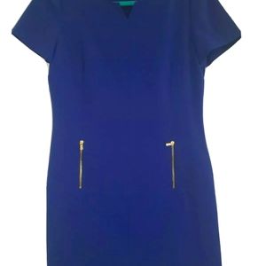TAHARI Blue Dress Size 6